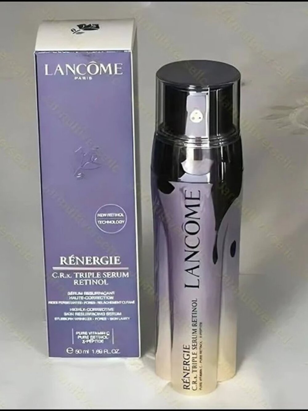 Lancôme Rénergie Triple Serum Retinol 1.7oz 50ml Anti Aging Face Serum